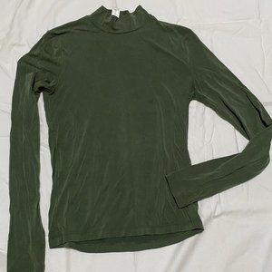 American Apparel Mock Neck Long Sleeve